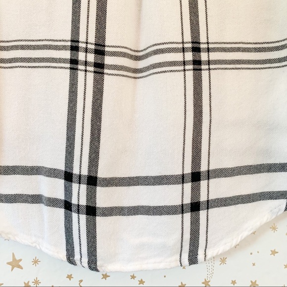 Rails Hunter White Jet Flannel Long Sleeve Shirt - Picture 12 of 16